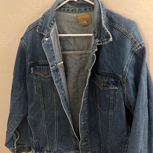 Open Trails Jackets & Blazers - Blue Denim Oversized Jean Jacket